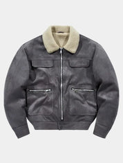 Essential Fleece Suede Jacket - North & Row