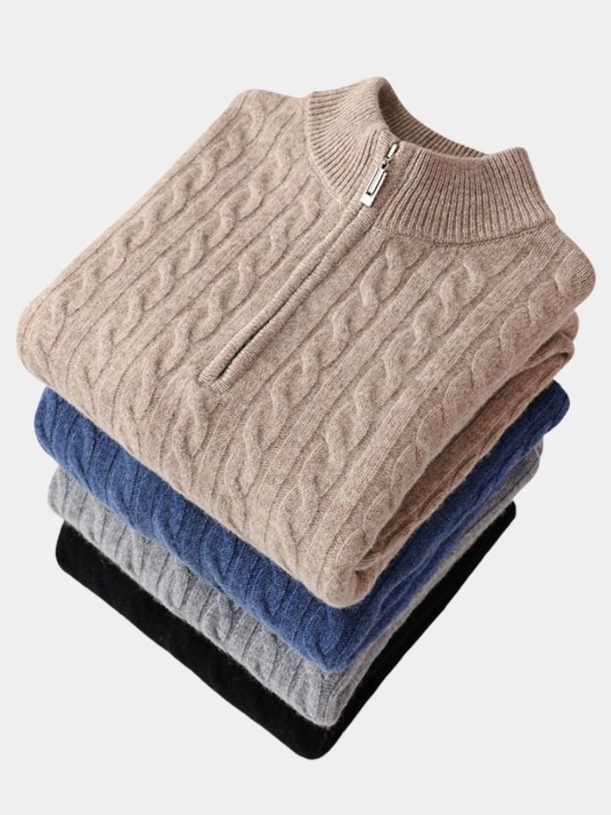 Essential Half Zip Curve Sweater - North & Row