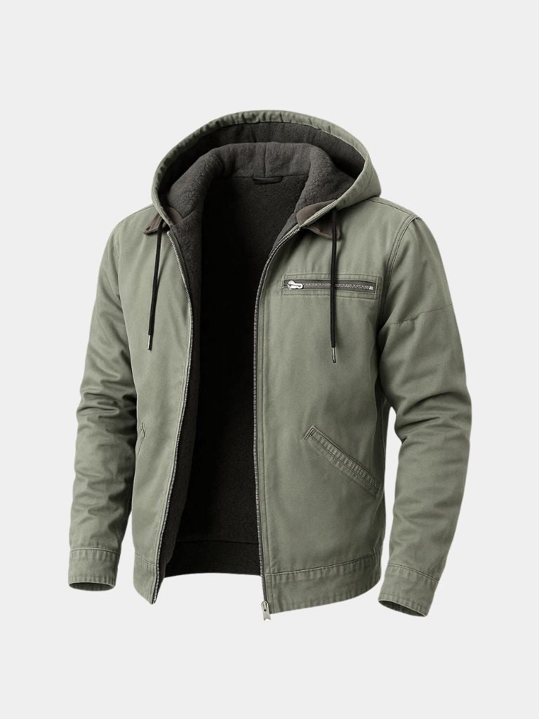 Essential Hooded Work Jacket - North & Row