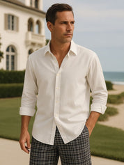 Essential Linen Casual Shirt - North & Row