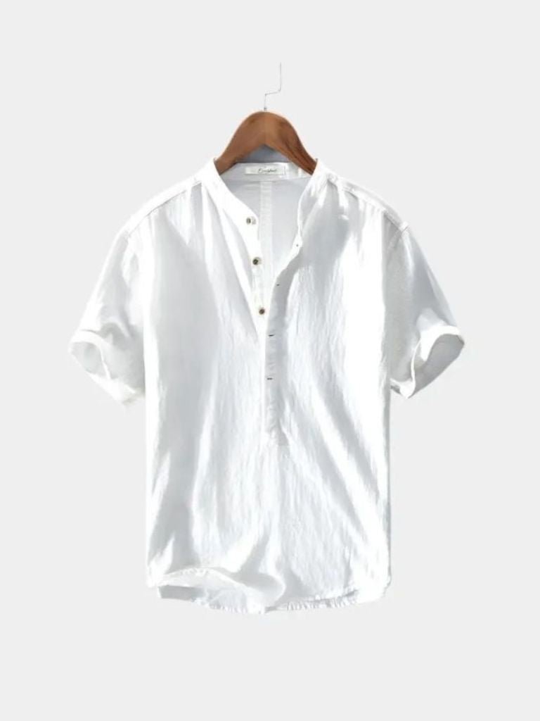 Essential Short Sleeve Linen Shirt - North & Row