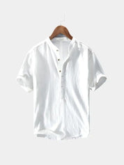 Essential Short Sleeve Linen Shirt - North & Row