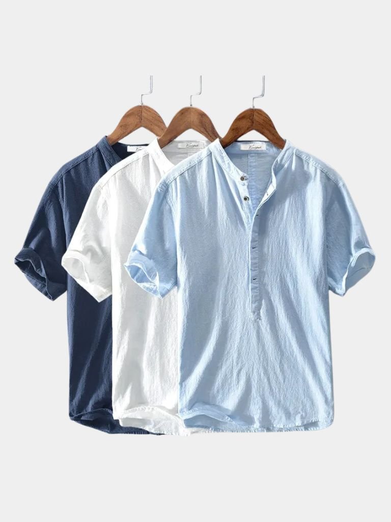 Essential Short Sleeve Linen Shirt - North & Row