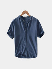 Essential Short Sleeve Linen Shirt - North & Row