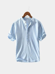 Essential Short Sleeve Linen Shirt - North & Row