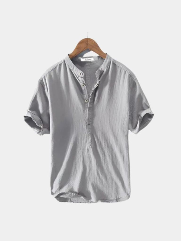 Essential Short Sleeve Linen Shirt - North & Row