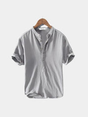 Essential Short Sleeve Linen Shirt - North & Row