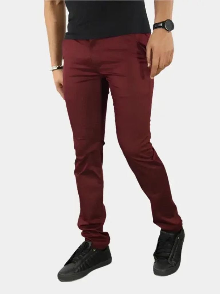 Essential Slim Fit Straight Trousers - North & Row