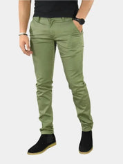 Essential Slim Fit Straight Trousers - North & Row