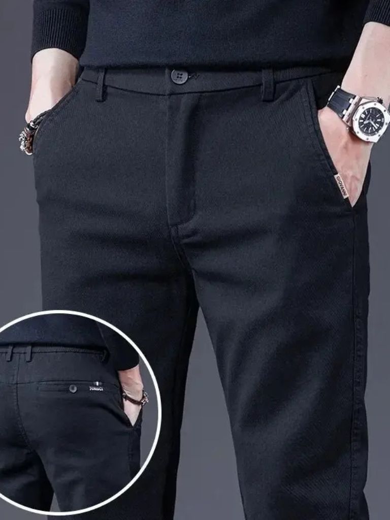 Essential Stretchy Straight Trousers - North & Row