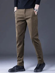 Essential Stretchy Straight Trousers - North & Row