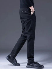 Essential Stretchy Straight Trousers - North & Row