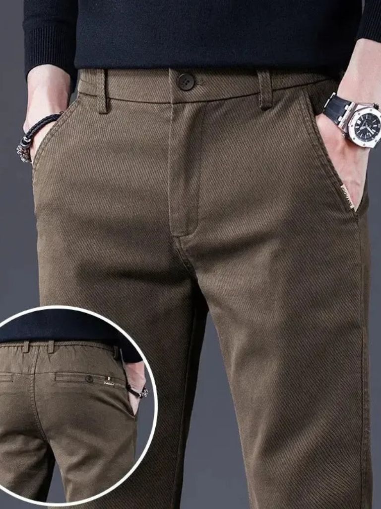 Essential Stretchy Straight Trousers - North & Row