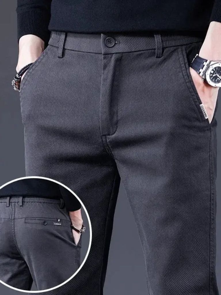 Essential Stretchy Straight Trousers - North & Row
