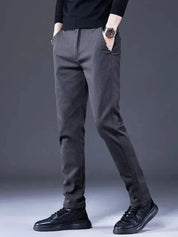 Essential Stretchy Straight Trousers - North & Row