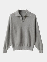 Essential V-Neck Polo Sweater - North & Row