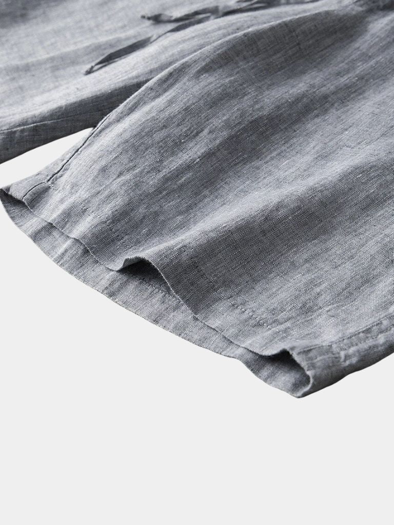 Gris Mariner Linen Shorts - North & Row