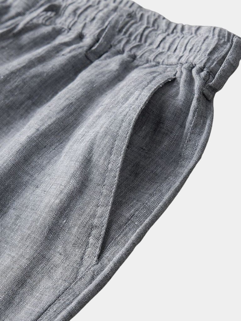 Gris Mariner Linen Shorts - North & Row