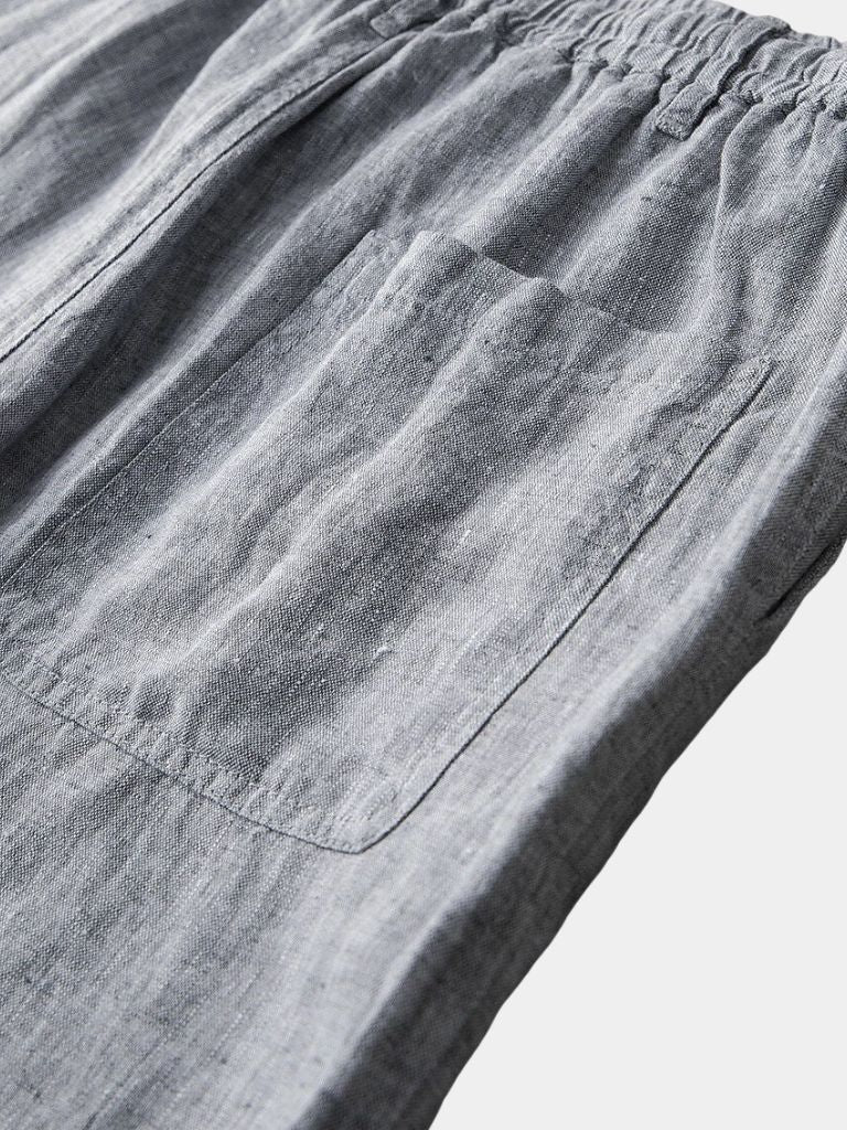 Gris Mariner Linen Shorts - North & Row