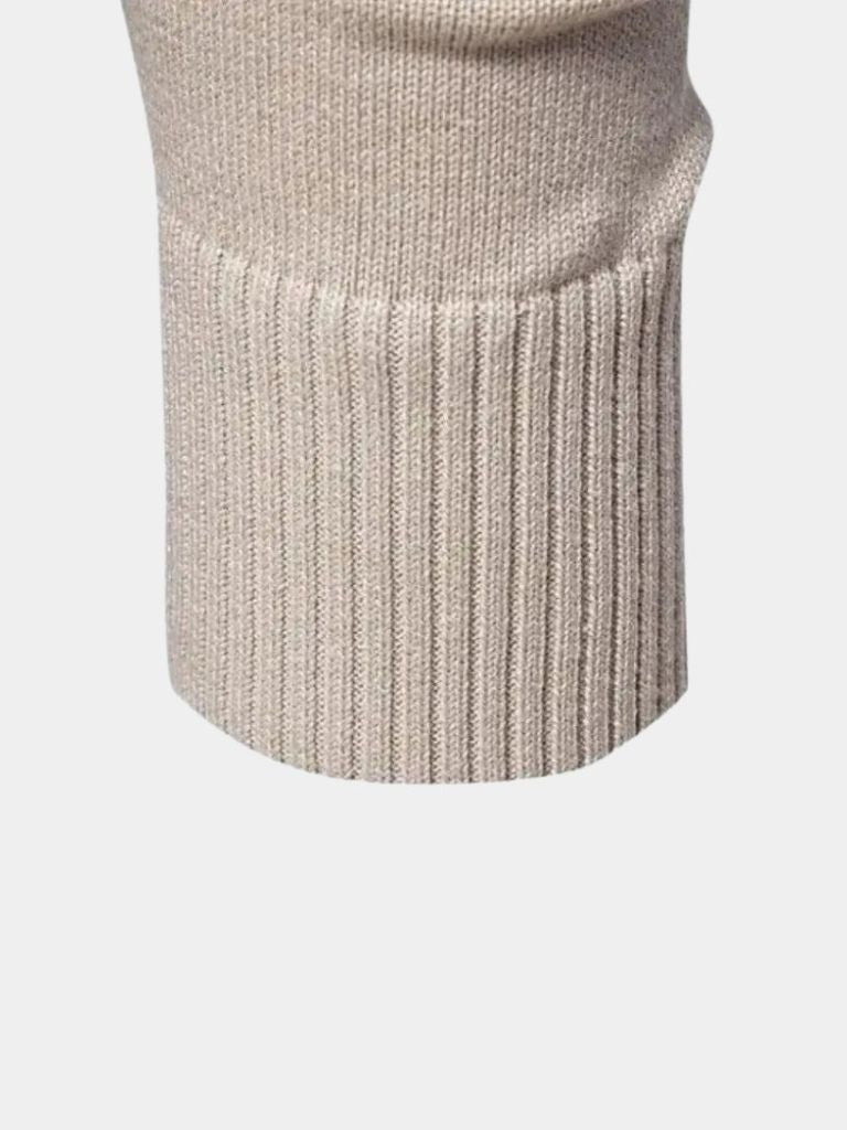 Half Zip Knitwear Solid Color Cardigan Sweater - North & Row