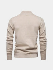 Half Zip Knitwear Solid Color Cardigan Sweater - North & Row