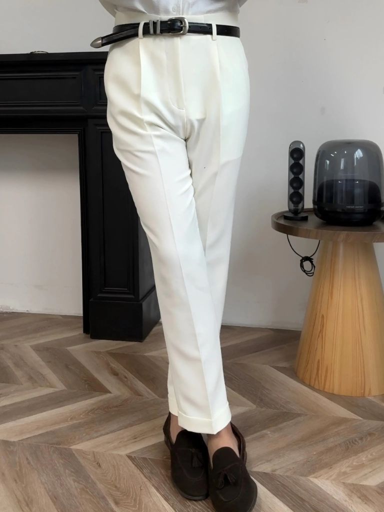 Hollywood Classic Trousers (Belt Included) - North & Row