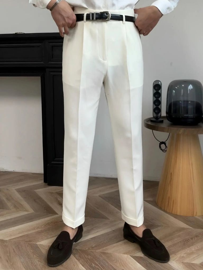 Hollywood Classic Trousers (Belt Included) - North & Row