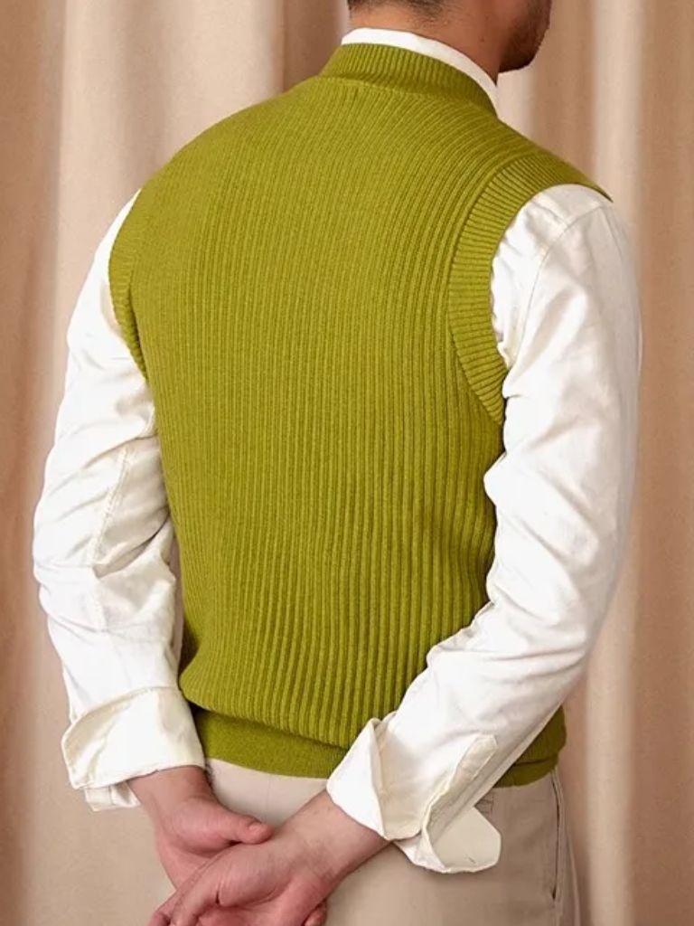Knit Vest Waistcoat - North & Row