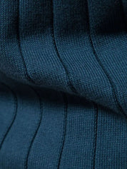 Knit Zipper Jacquard Solid Color Cardigan Sweater - North & Row