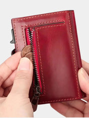 Leather Magnet Wallet Anti-Scam - North & Row