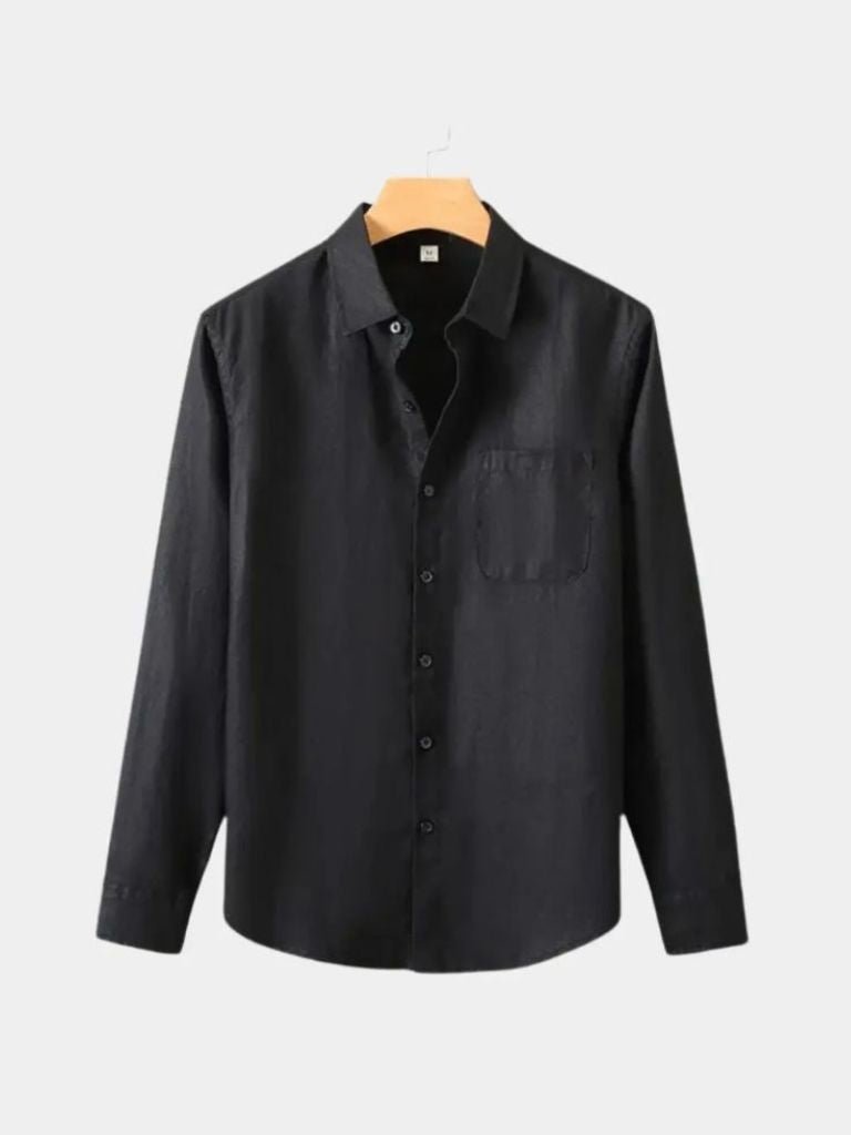 Long Sleeve Essential Linen Shirt - North & Row