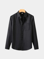 Long Sleeve Essential Linen Shirt - North & Row