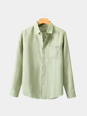 Long Sleeve Essential Linen Shirt - North & Row