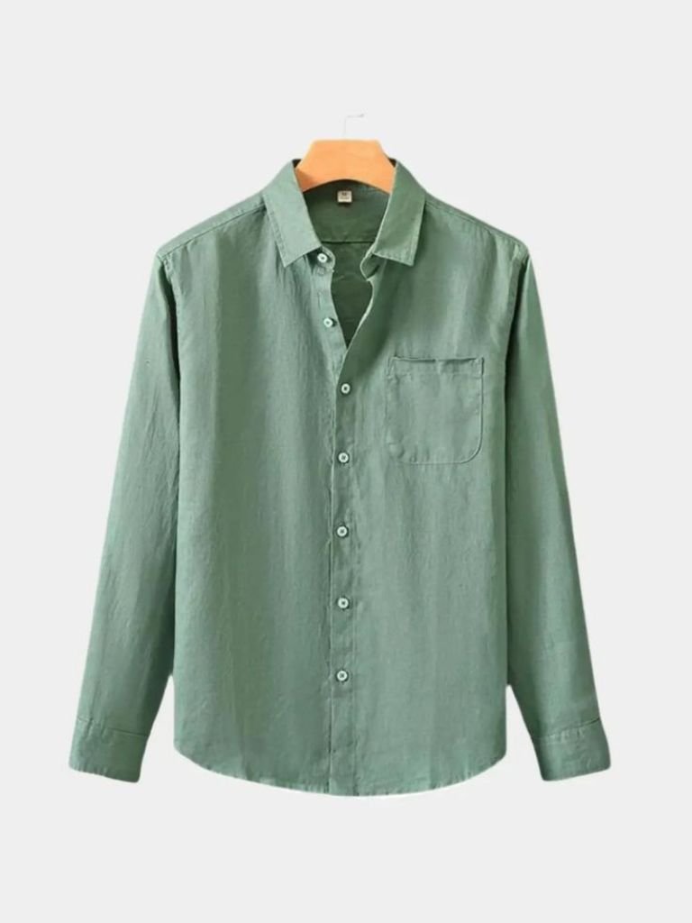 Long Sleeve Essential Linen Shirt - North & Row