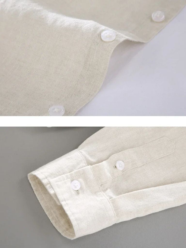 Long Sleeve Essential Linen Shirt - North & Row