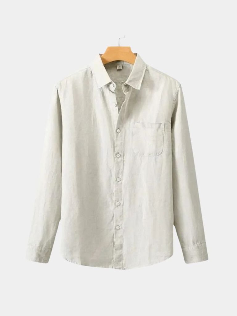 Long Sleeve Essential Linen Shirt - North & Row