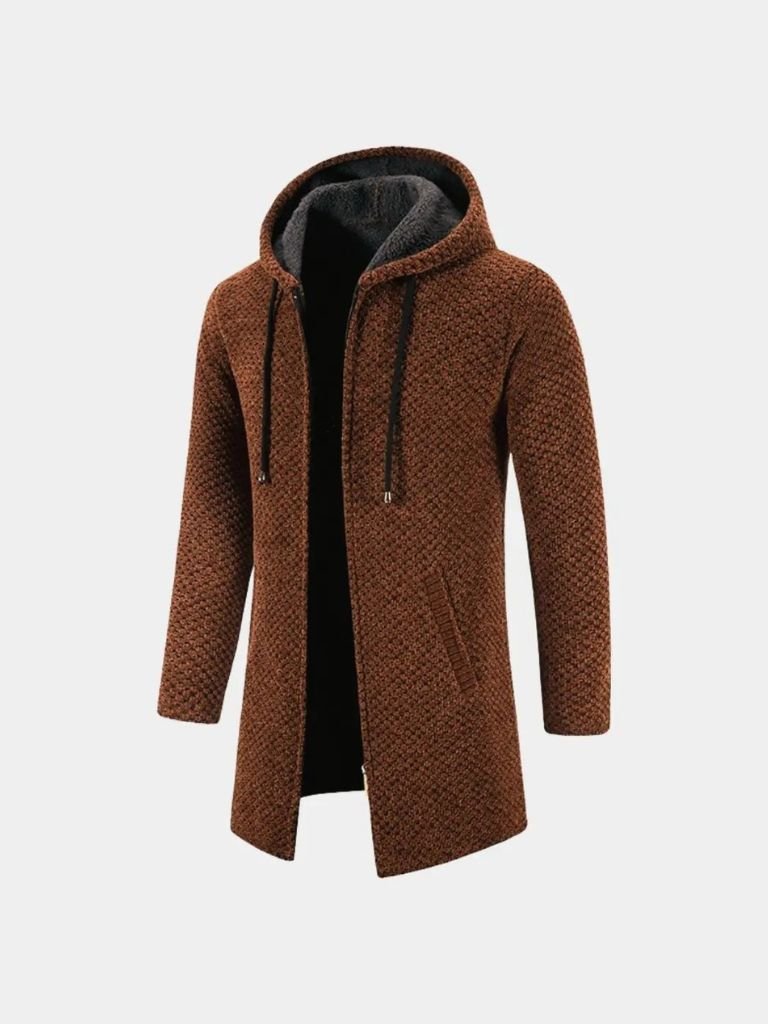 Lugano Knitted Hooded Winter Coat - North & Row