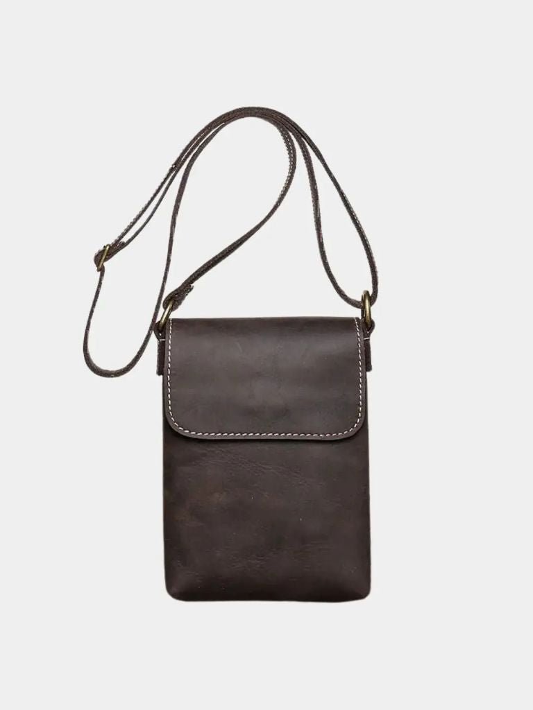 Men's Mini Leather Shoulder Bag - North & Row