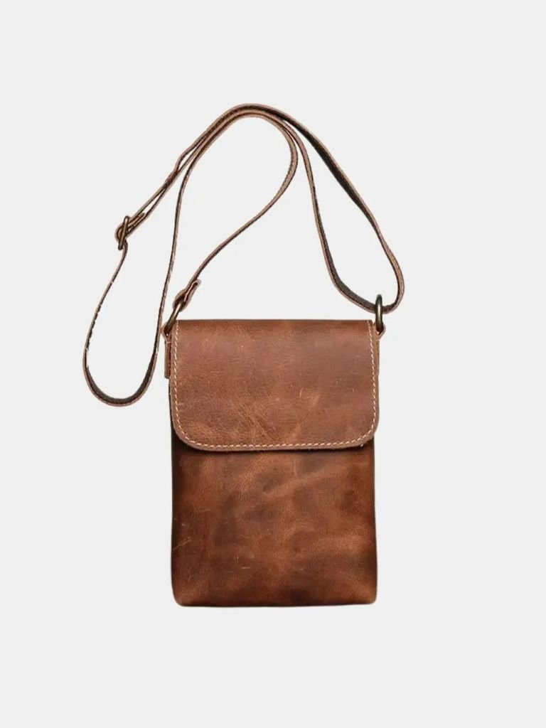 Men's Mini Leather Shoulder Bag - North & Row