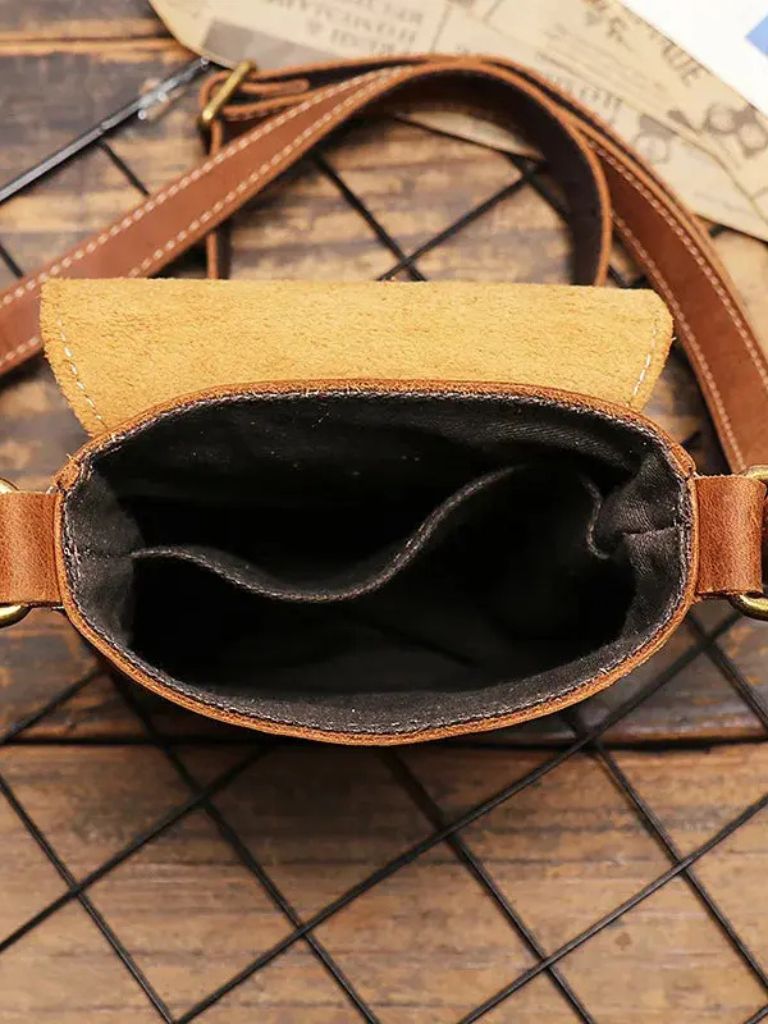 Men's Mini Leather Shoulder Bag - North & Row