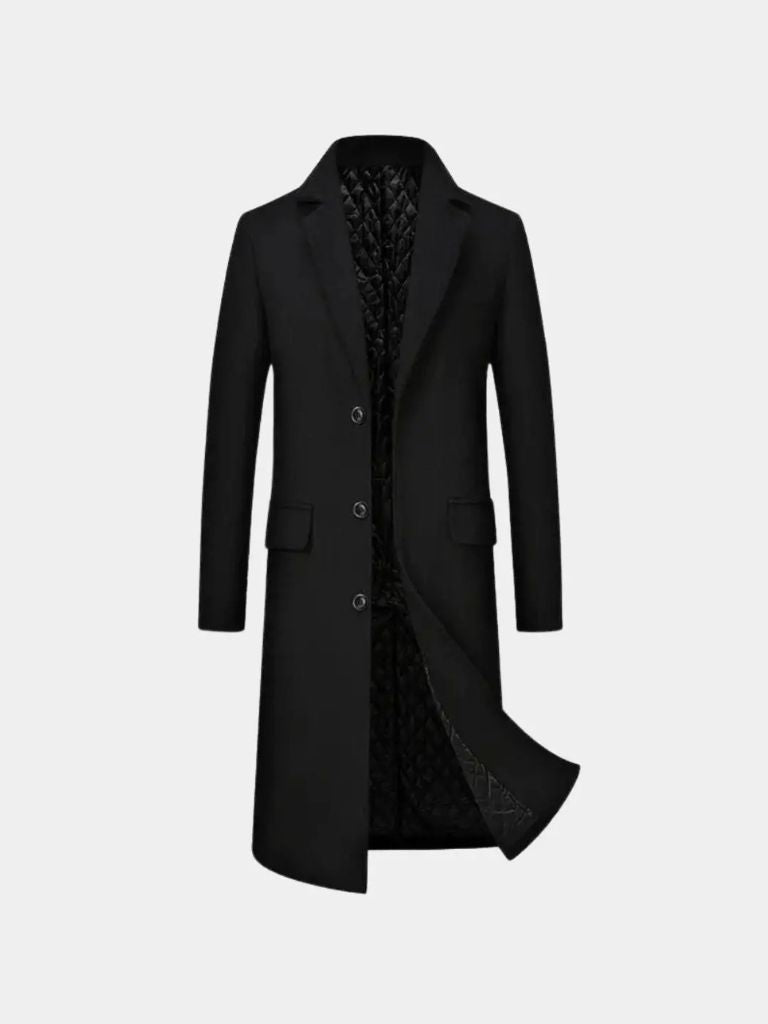 Mens Wool Blend Trench Coat - North & Row
