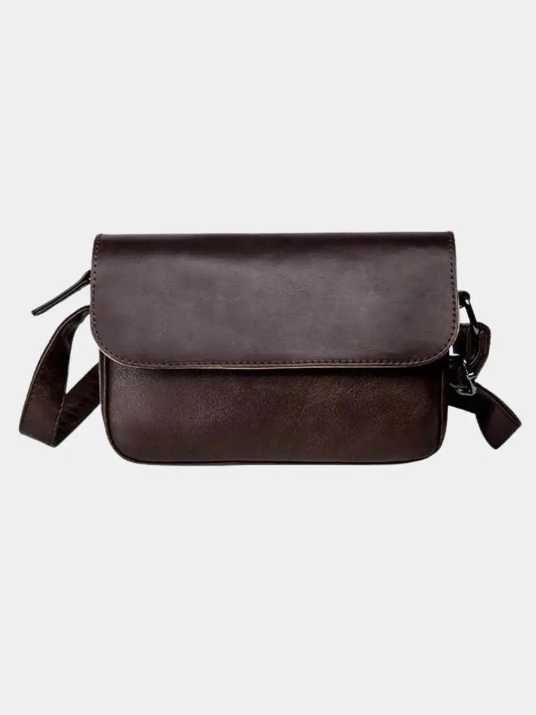 Milan Essential Leather Shoulder Bag - North & Row