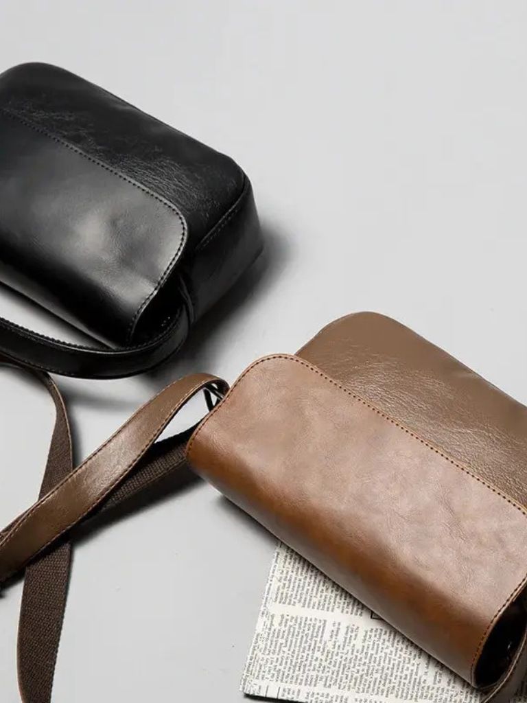 Milan Essential Leather Shoulder Bag - North & Row