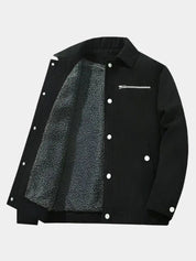 Minimalist Corduroy Sherpa Jacket - North & Row