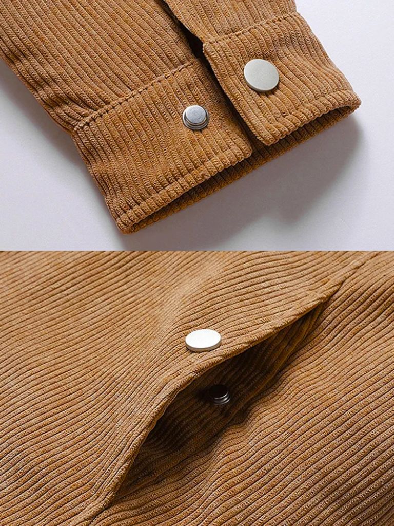 Minimalist Corduroy Sherpa Jacket - North & Row