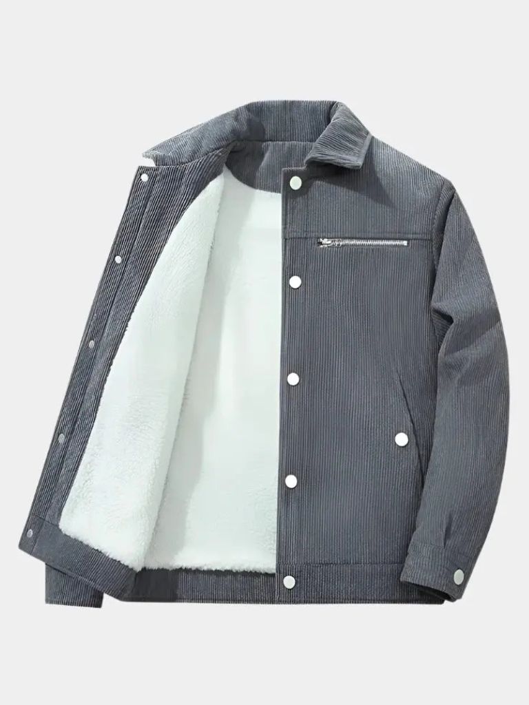 Minimalist Corduroy Sherpa Jacket - North & Row