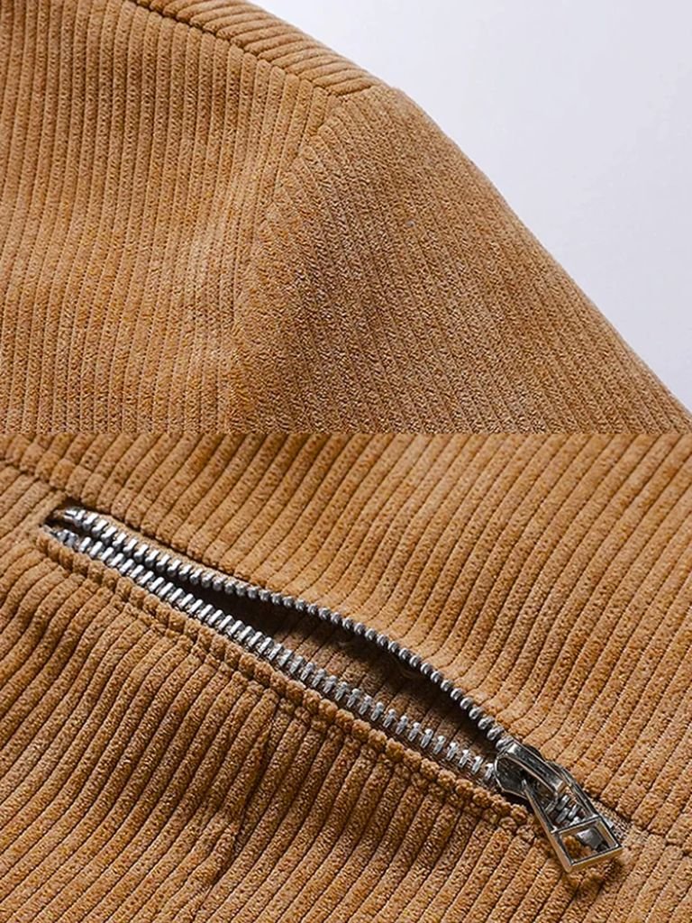 Minimalist Corduroy Sherpa Jacket - North & Row