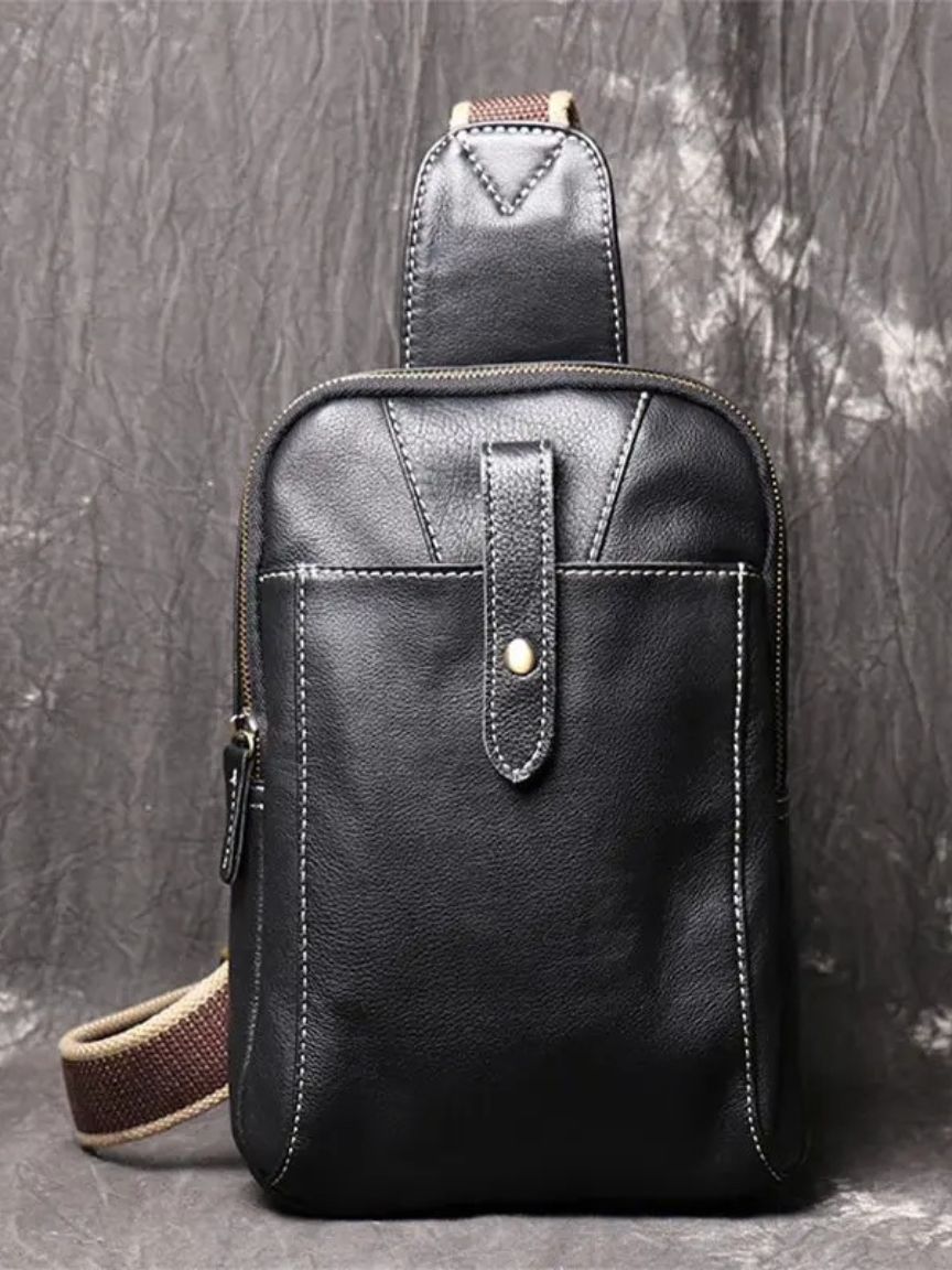 Minimalist Leather Shoulder Bag - North & Row