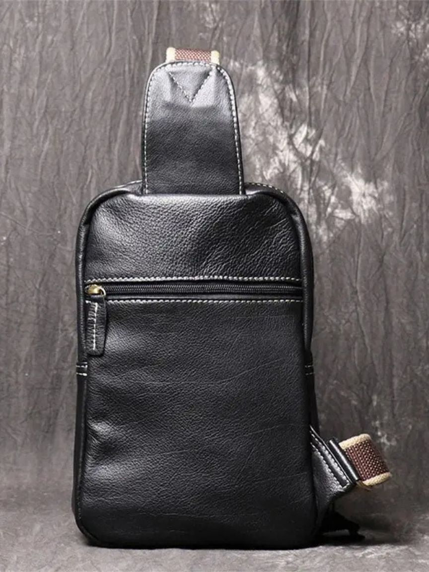 Minimalist Leather Shoulder Bag - North & Row