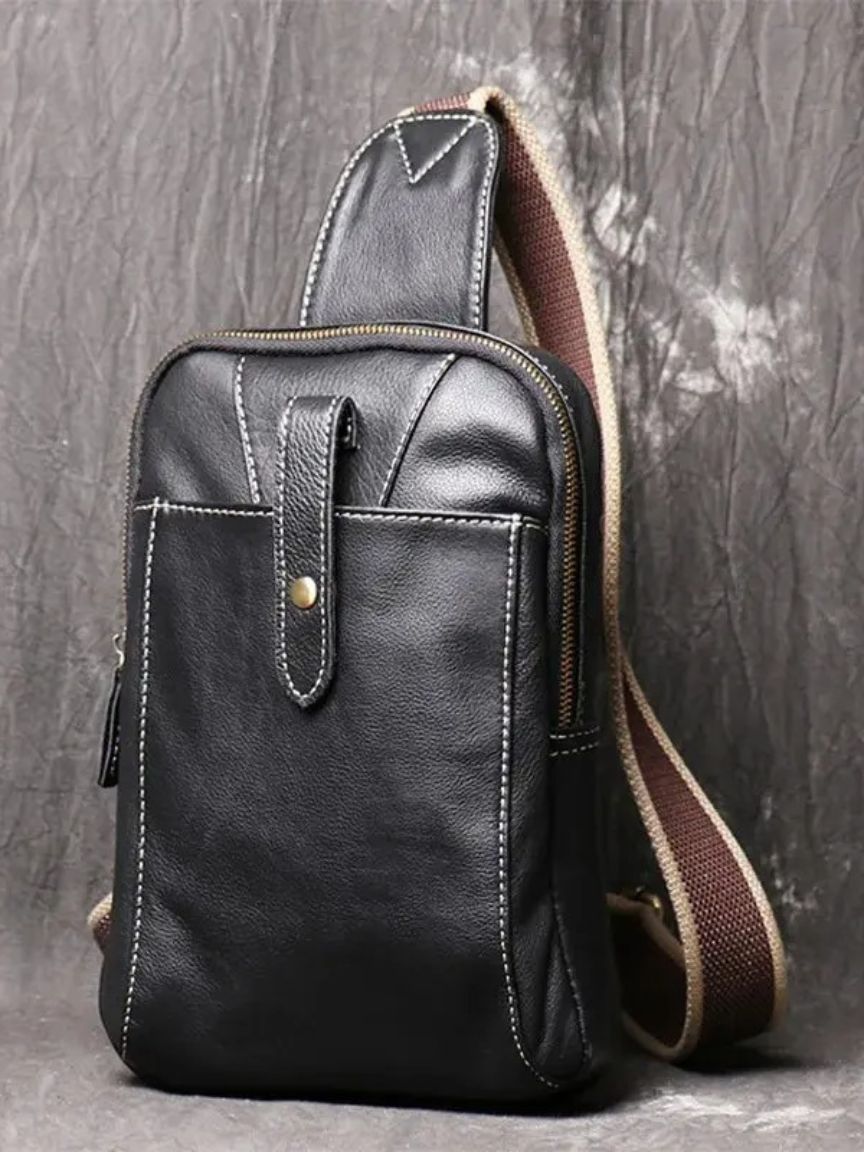 Minimalist Leather Shoulder Bag - North & Row
